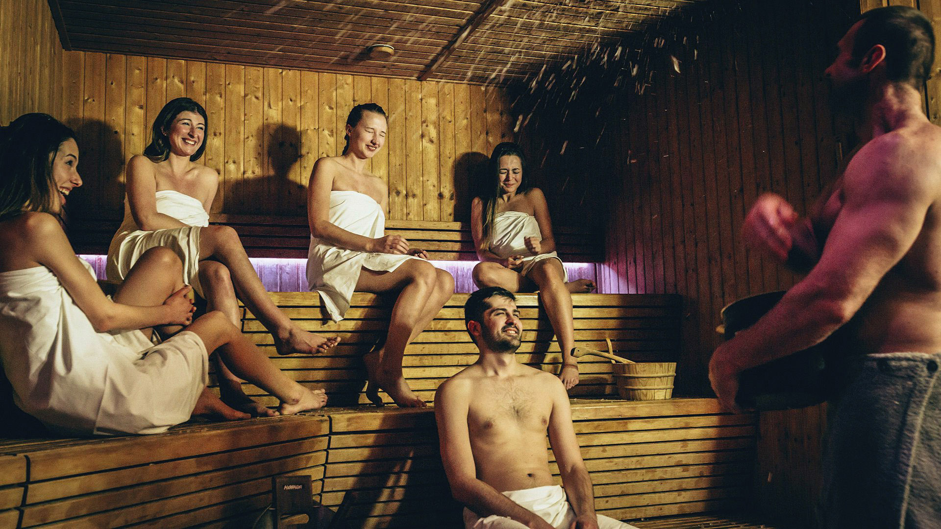 Black white teen sauna fan images